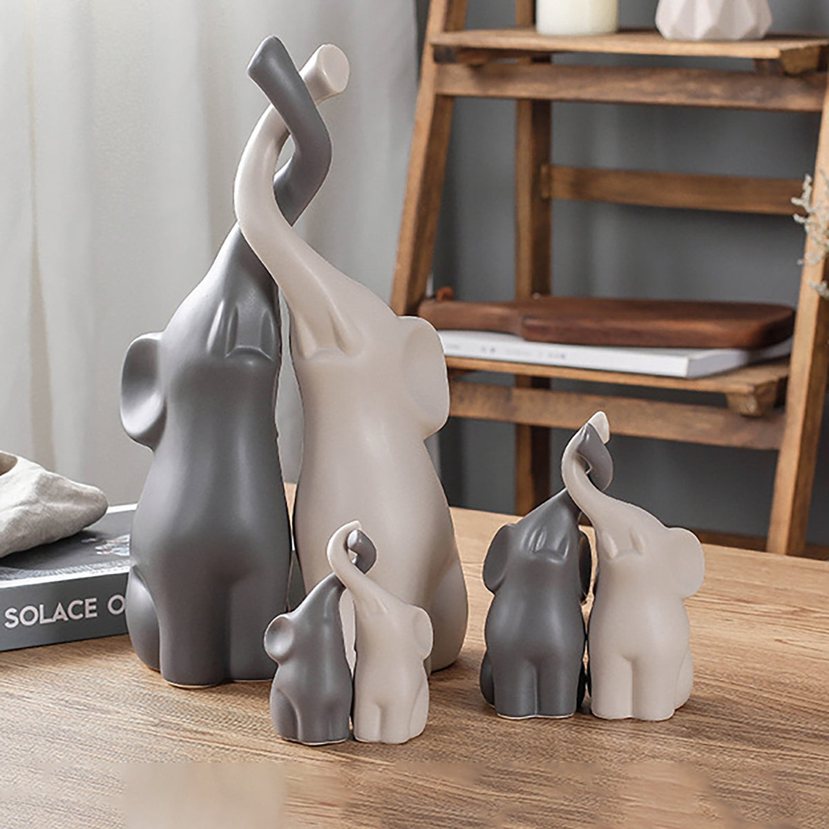 Elephant Figurine Decor