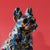 Nordic Graffiti Bulldog Figurine