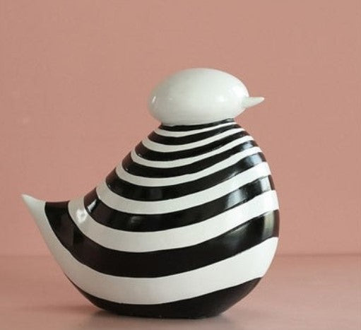 Nordic Black and White Animal Decorative Figurines