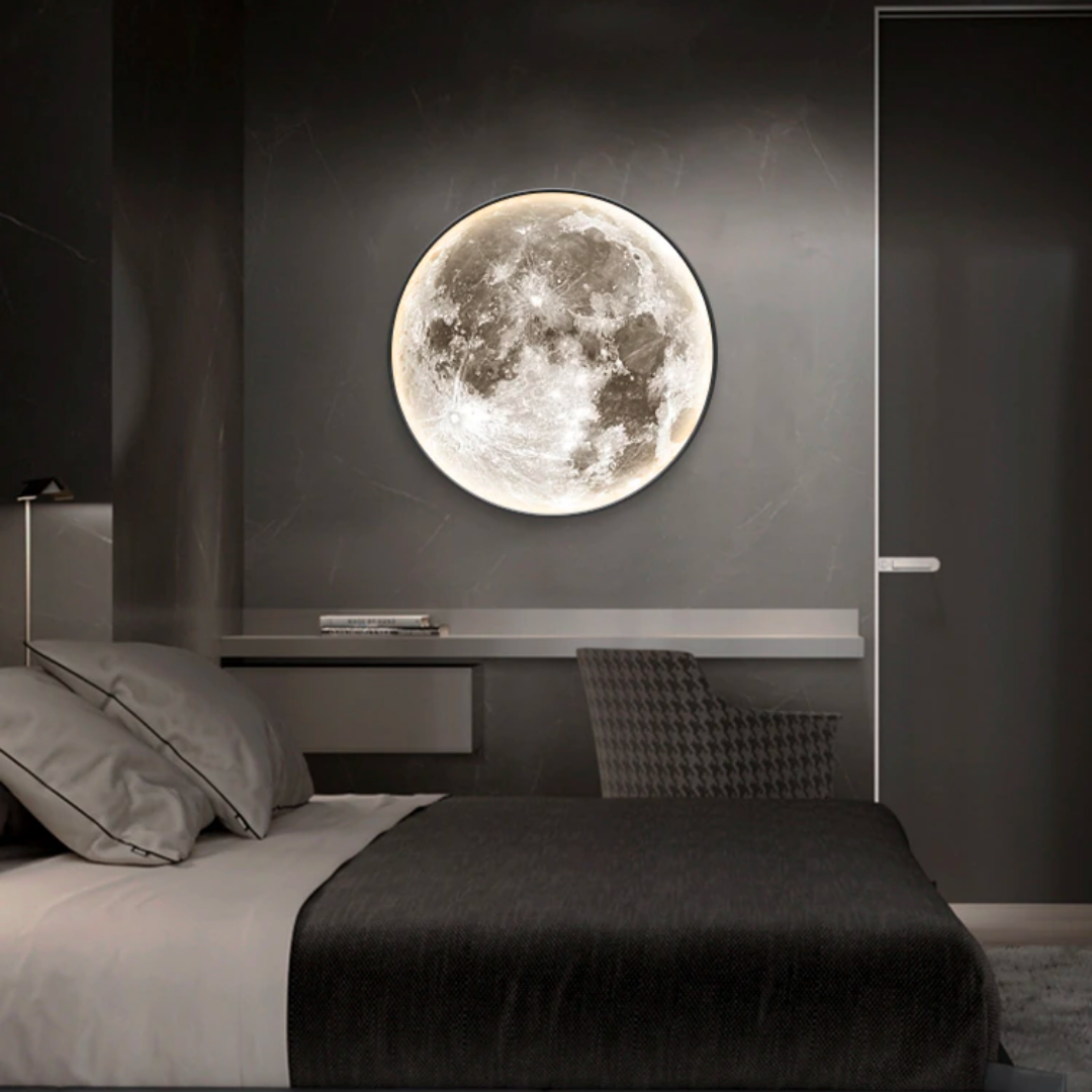 Large Moon Wall Light