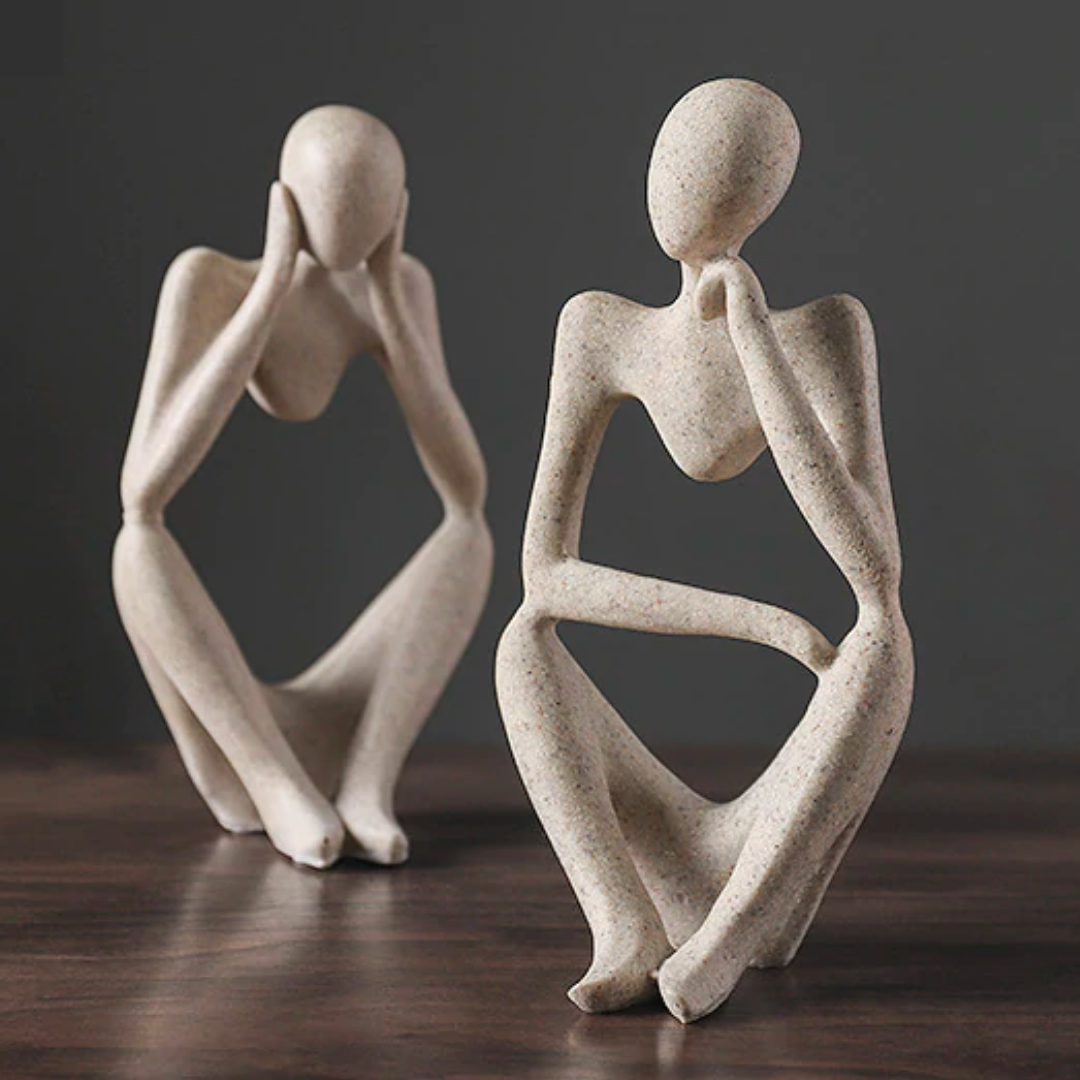 Modern Abstract Thinker Figurine