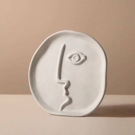 Abstract Face Vase