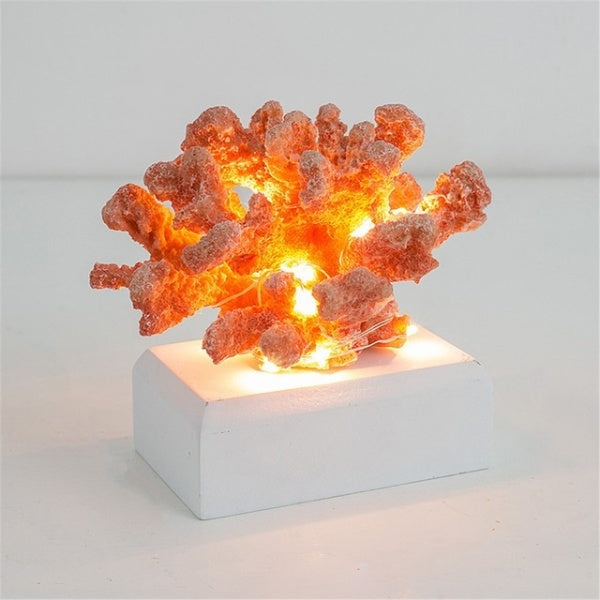 Creative Resin Coral Lamp