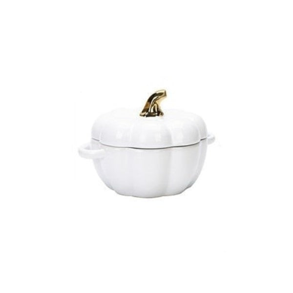 Ceramic Pumpkin Bowls Lids, White Pumpkin Bowls Lids