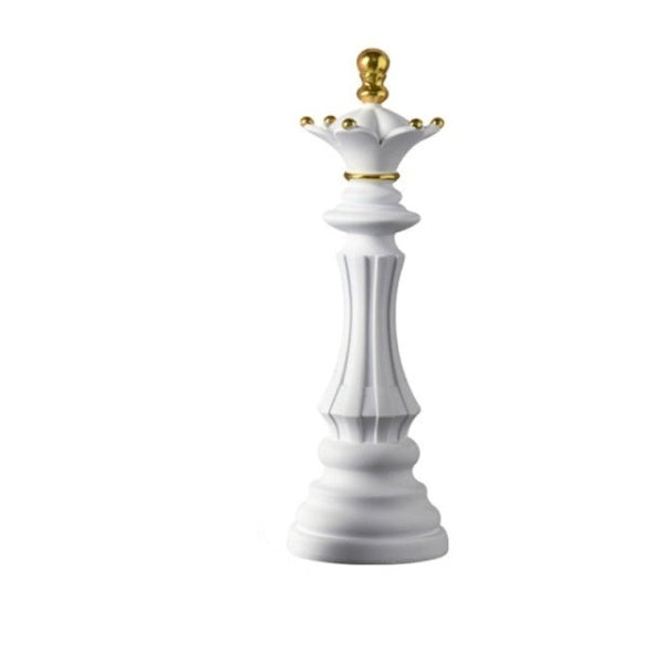 fancy black queen chess pieces