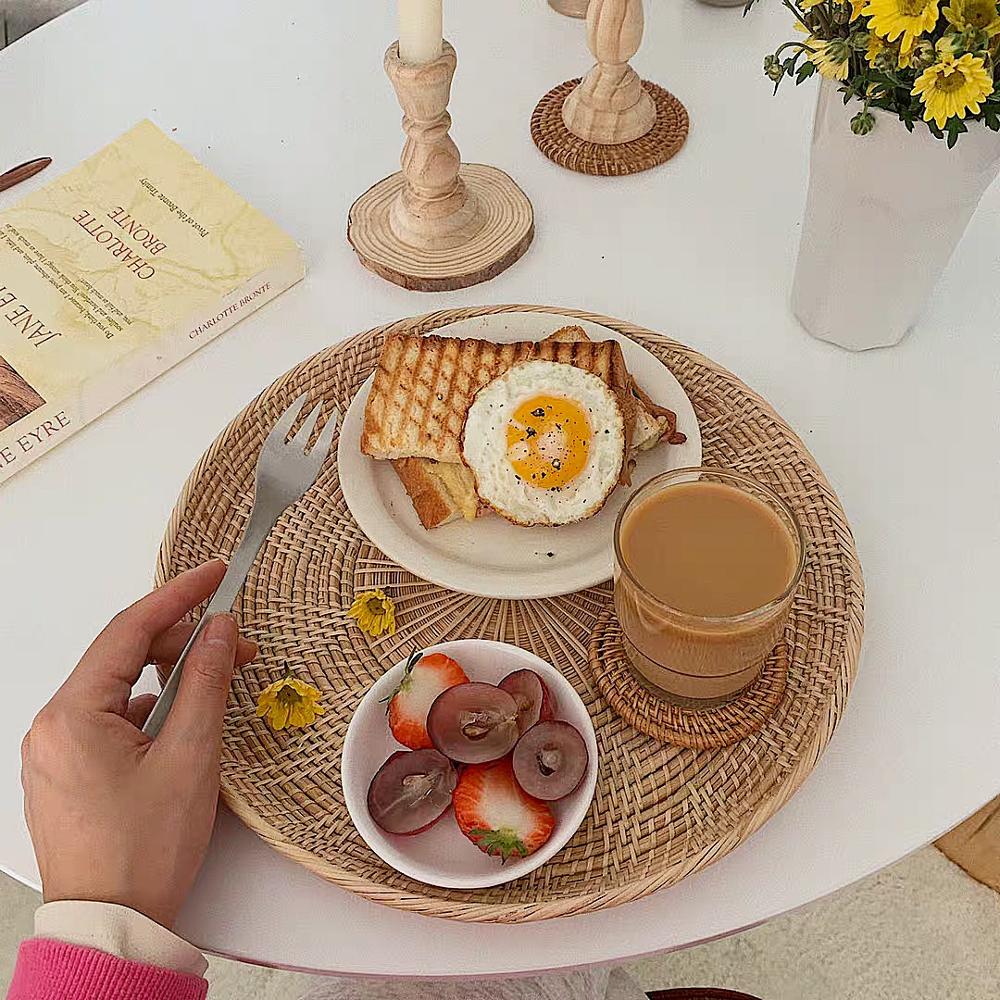 Rattan Serving Tray