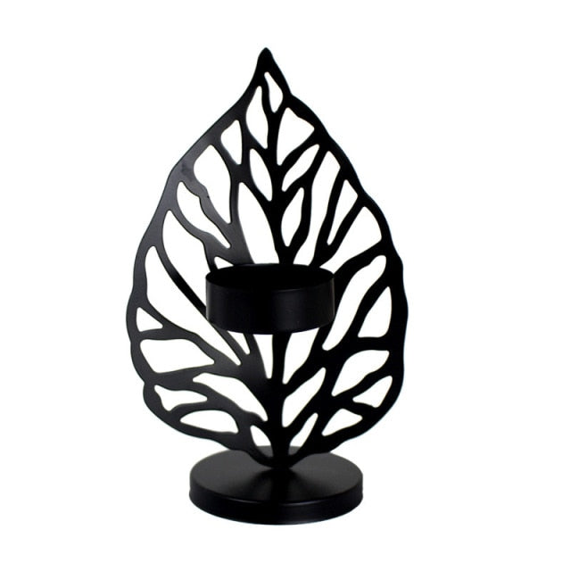 Nordic Leaf Candle Holders