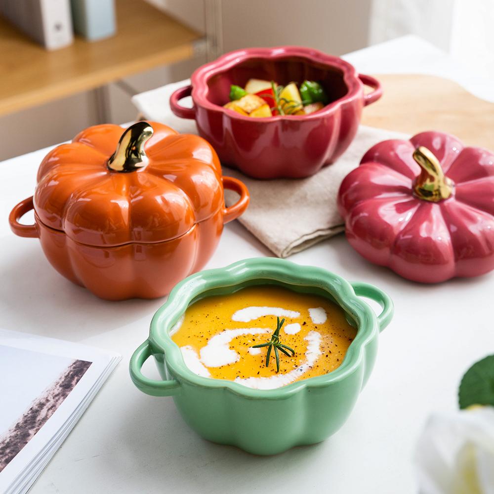 Ceramic Pumpkin Bowl