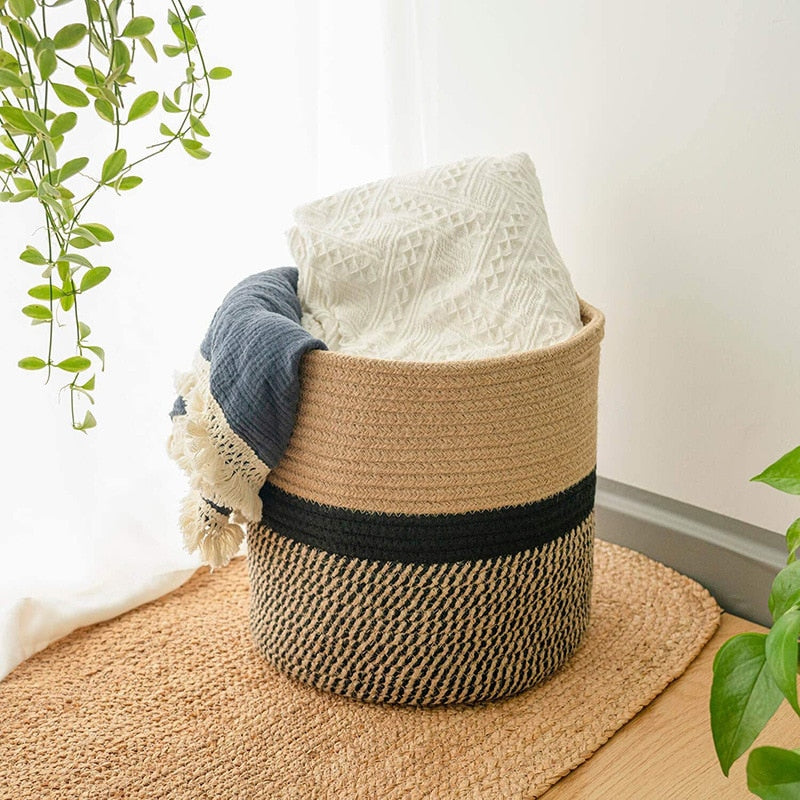 Foldable Woven Storage Basket