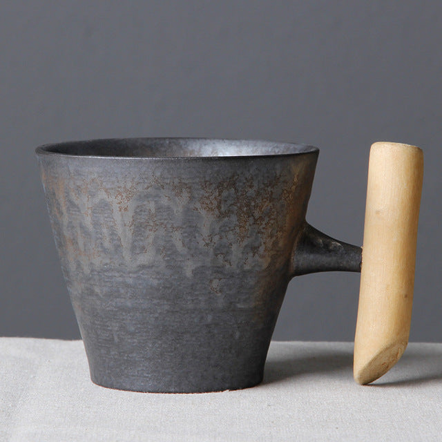 Retro Stoneware Water Cup