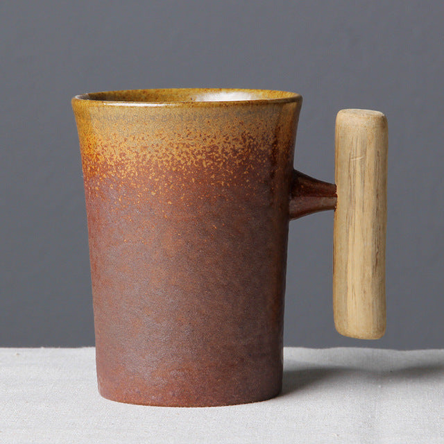 Retro Stoneware Water Cup