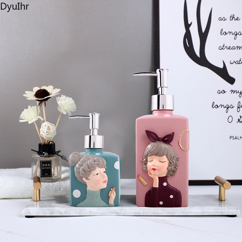 Charming Girl Refillable Hand Sanitizer Bottle