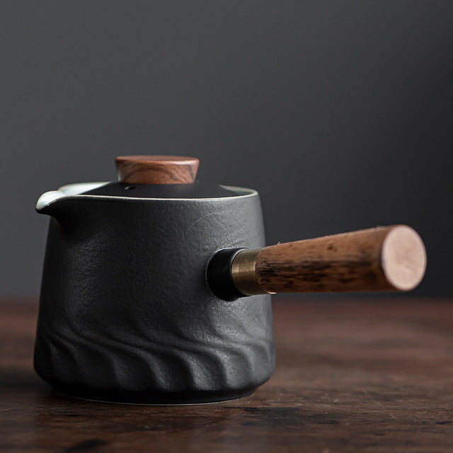 Ceramic Side Handle Teapot - Ikorii